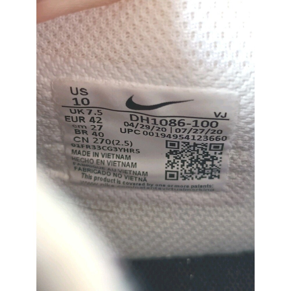Nike Air Max Excee Running Shoes Women's Size 10 White Sneakers - Picture 7 of 8